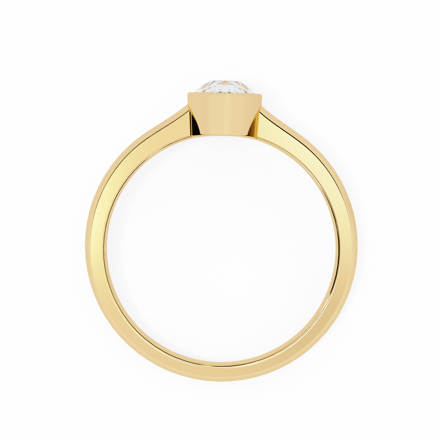 Lirio D’or Pear Solitaire Ring