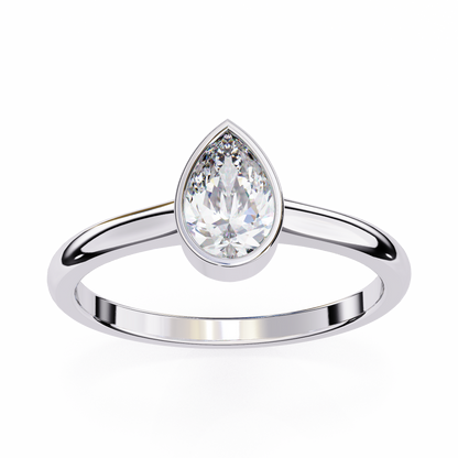 Lirio D’or Pear Solitaire Ring
