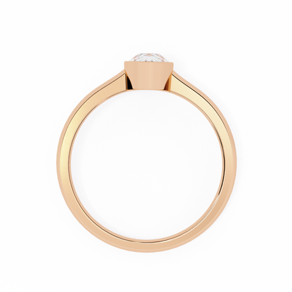 Lirio D’or Pear Solitaire Ring