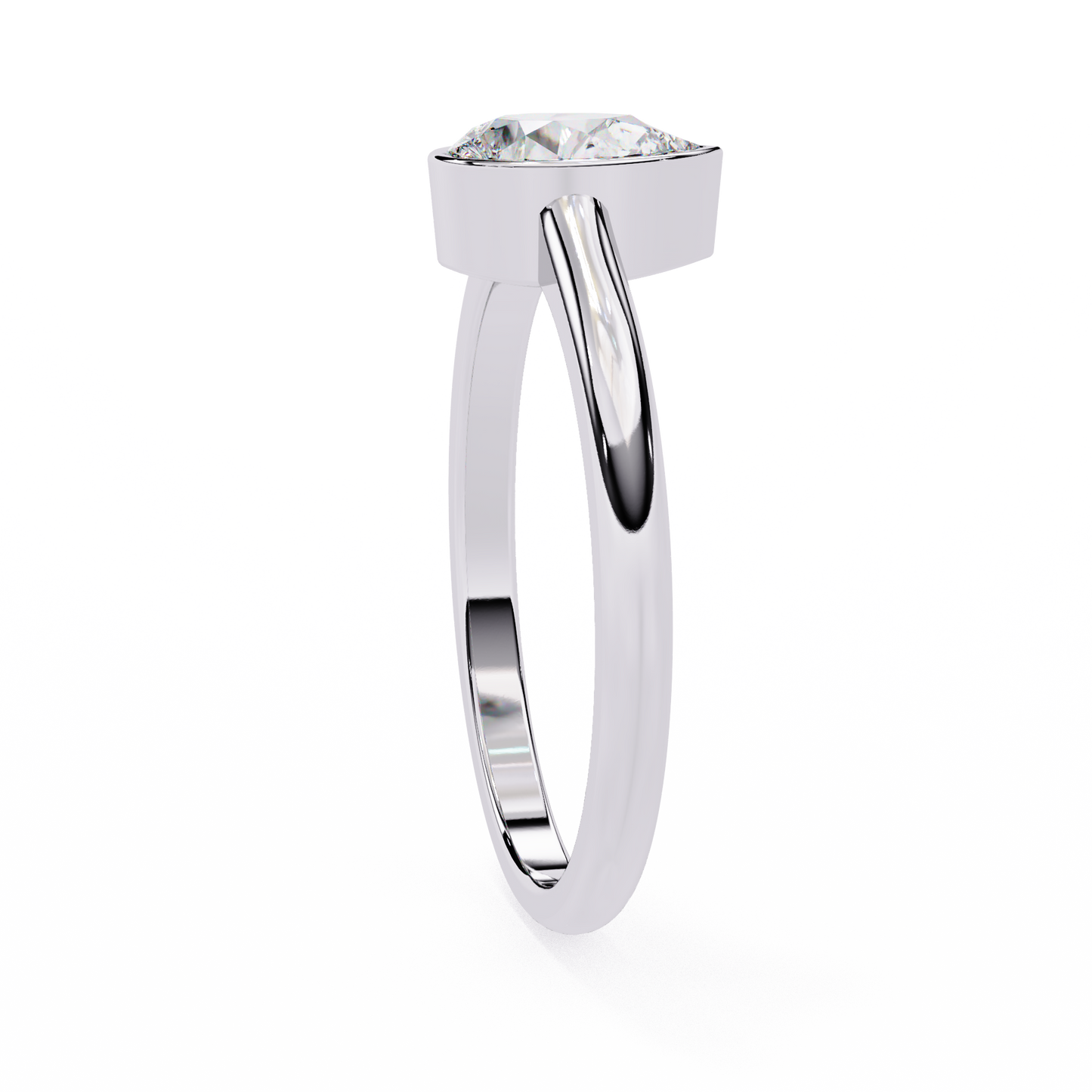 Lirio D’or Pear Solitaire Ring