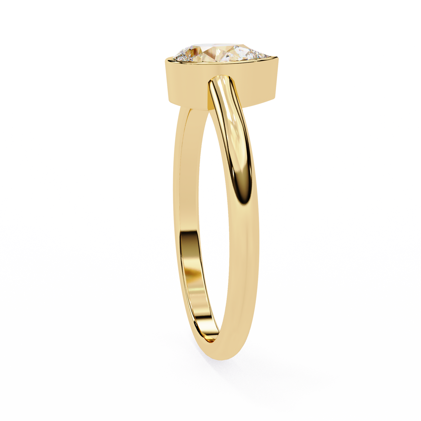 Lirio D’or Pear Solitaire Ring