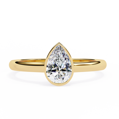 Lirio D’or Pear Solitaire Ring