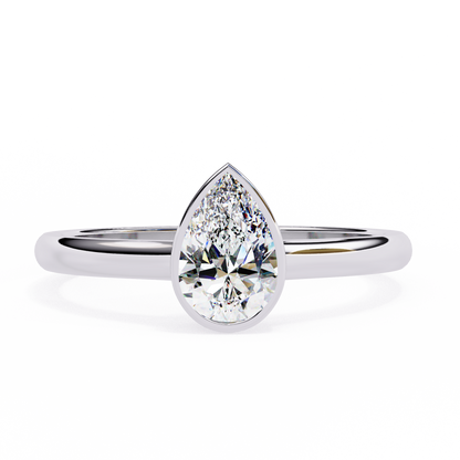 Lirio D’or Pear Solitaire Ring