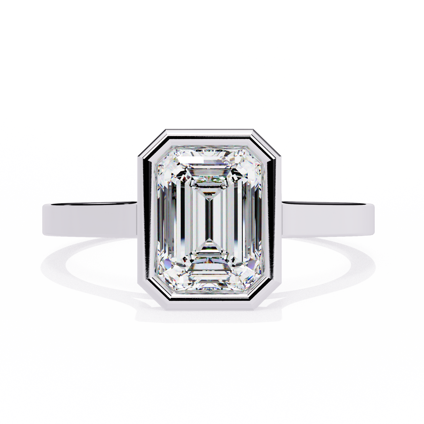 Isola Brillio Emerald Solitaire Ring
