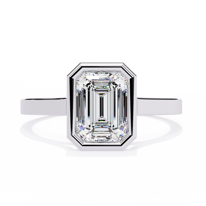 Isola Brillio Emerald Solitaire Ring