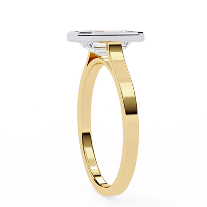 Isola Brillio Emerald Solitaire Ring