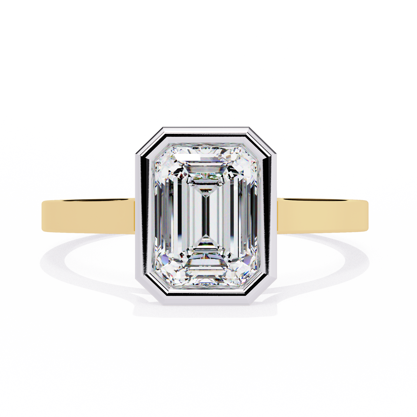 Isola Brillio Emerald Solitaire Ring