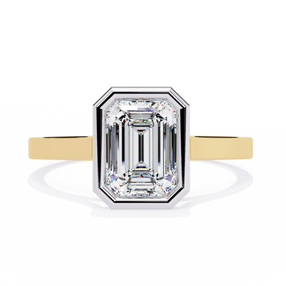 Isola Brillio Emerald Solitaire Ring