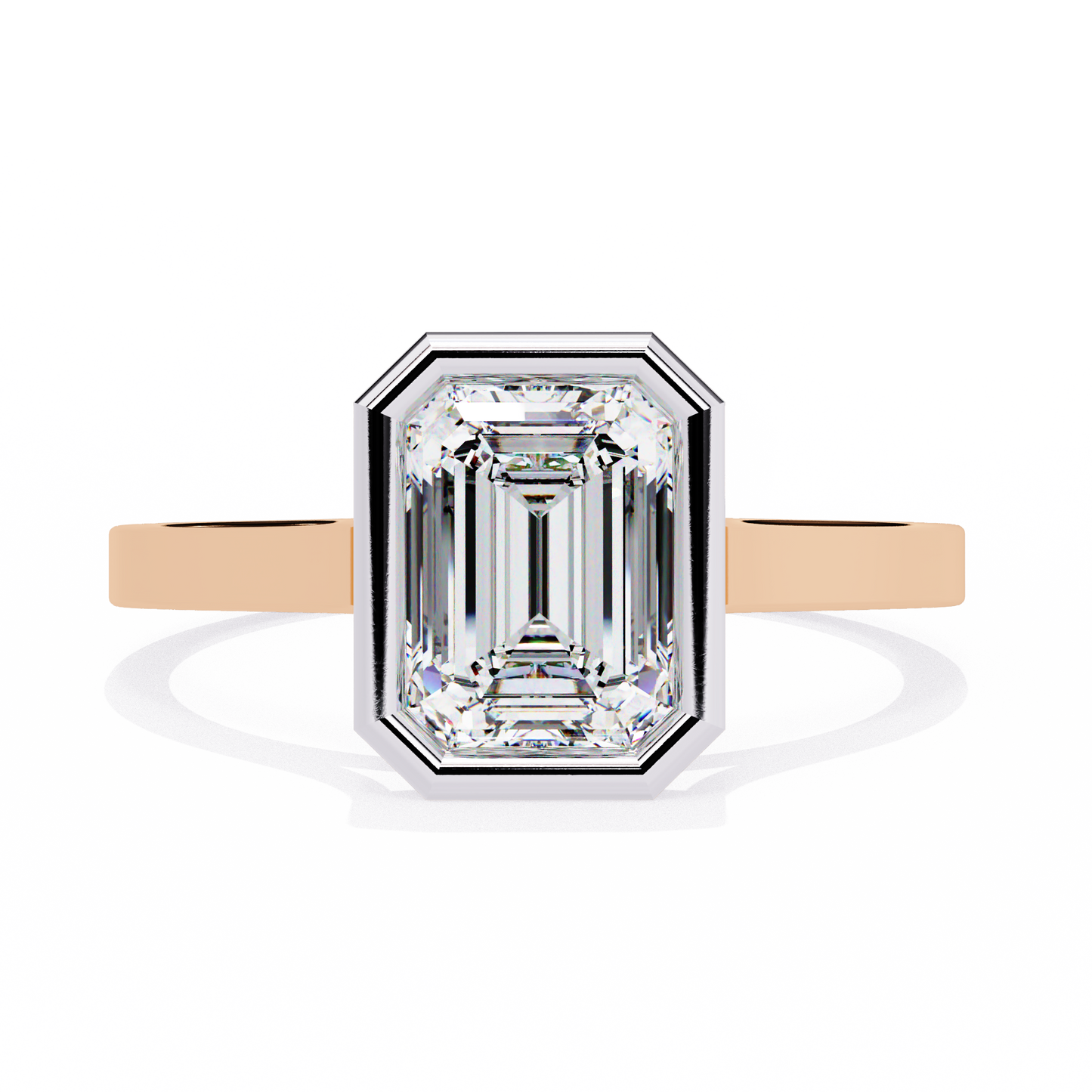Isola Brillio Emerald Solitaire Ring