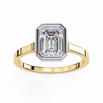 Isola Brillio Emerald Solitaire Ring