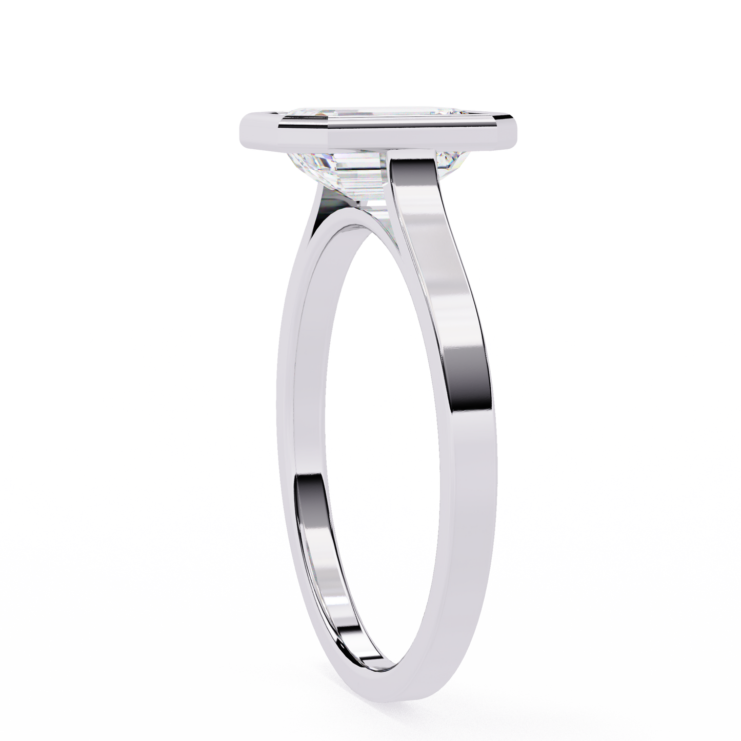 Isola Brillio Emerald Solitaire Ring
