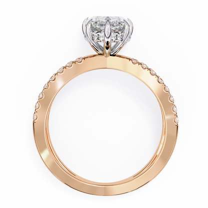 Allegra Aurum Marquise Solitaire Ring