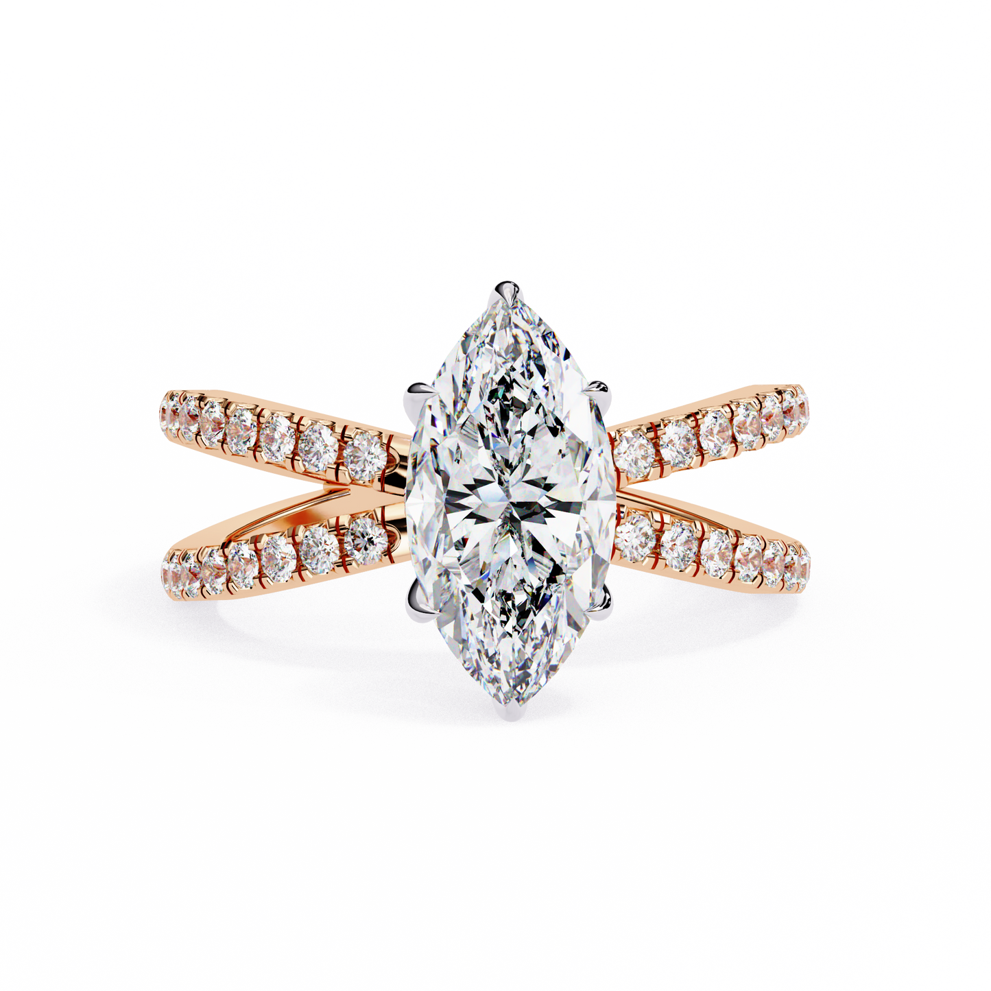Allegra Aurum Marquise Solitaire Ring