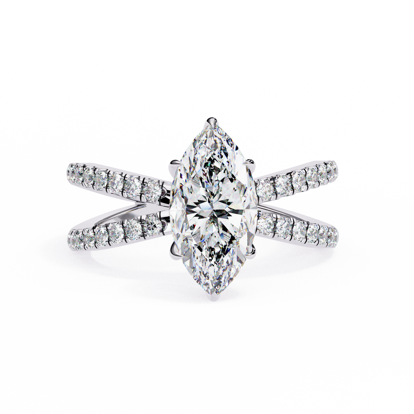 Allegra Aurum Marquise Solitaire Ring
