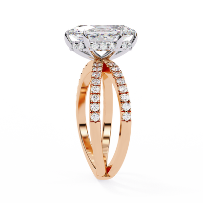 Allegra Aurum Marquise Solitaire Ring