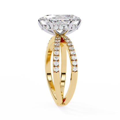 Allegra Aurum Marquise Solitaire Ring