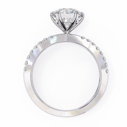 Cadenza Solé Round Solitaire Ring