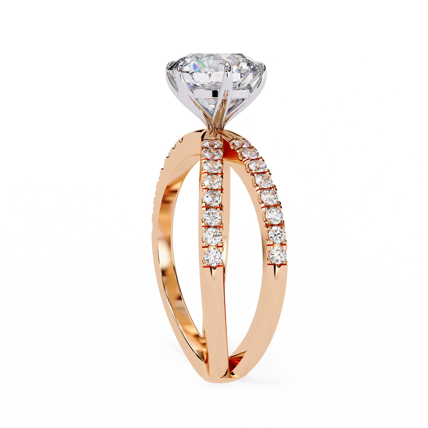 Cadenza Solé Round Solitaire Ring
