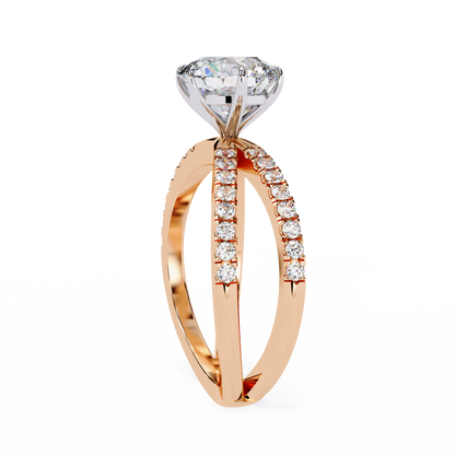 Cadenza Solé Round Solitaire Ring