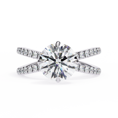 Cadenza Solé Round Solitaire Ring