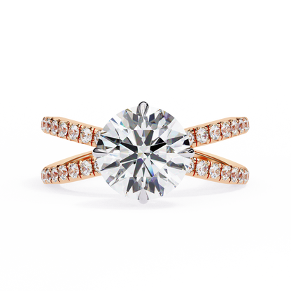 Cadenza Solé Round Solitaire Ring