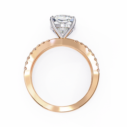 Elara Sereno Cushion Solitaire Ring