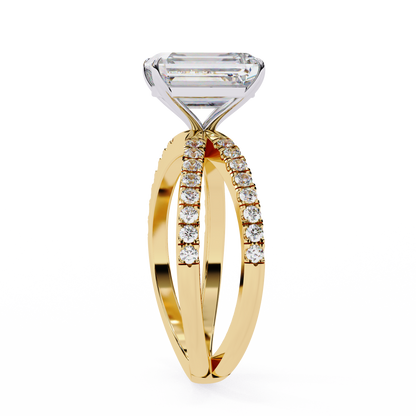 Nocturna Flare Radiant Solitaire Ring