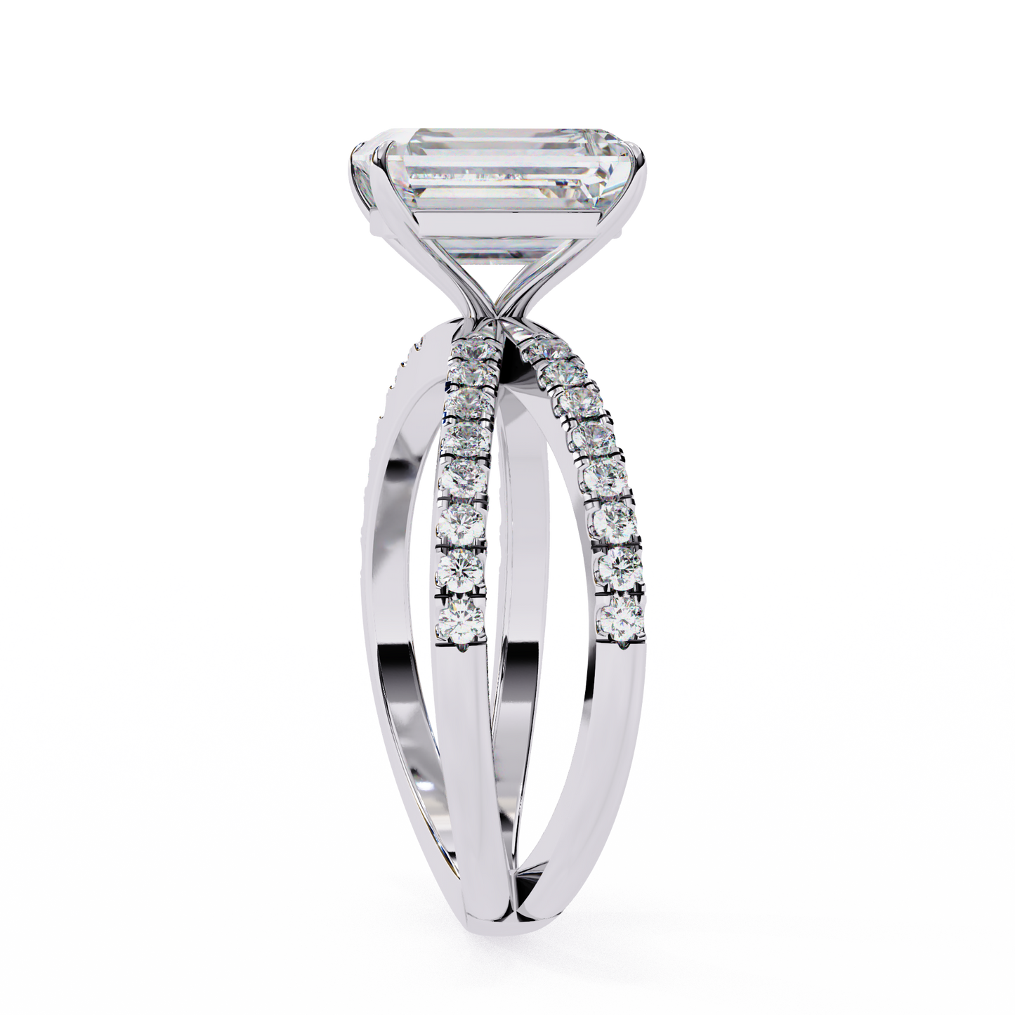 Nocturna Flare Radiant Solitaire Ring
