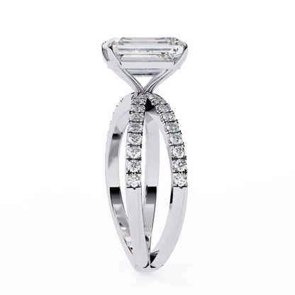 Nocturna Flare Radiant Solitaire Ring