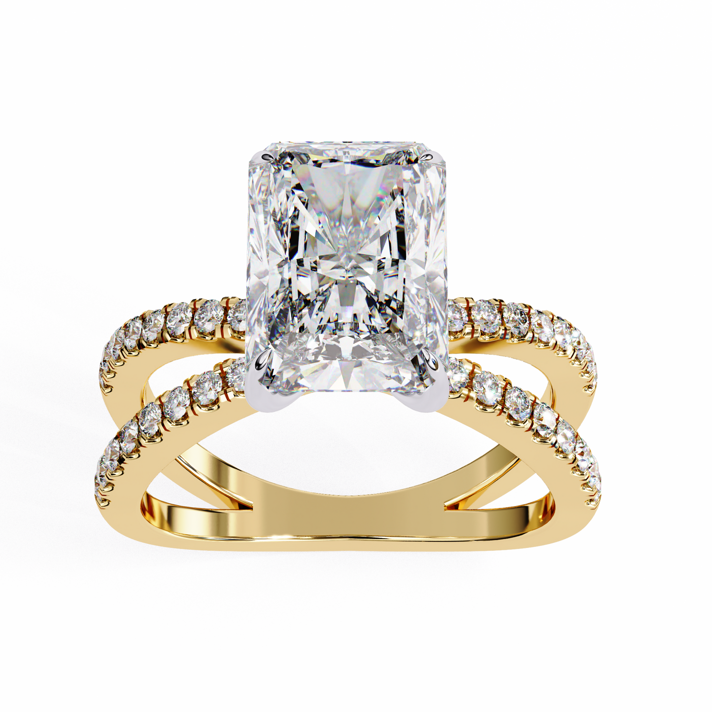 Nocturna Flare Radiant Solitaire Ring