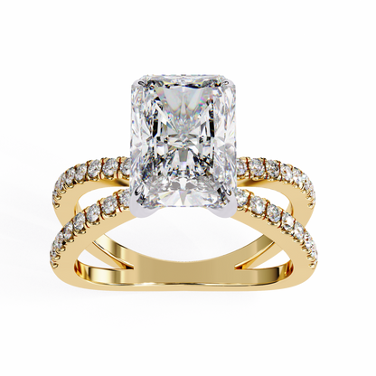 Nocturna Flare Radiant Solitaire Ring