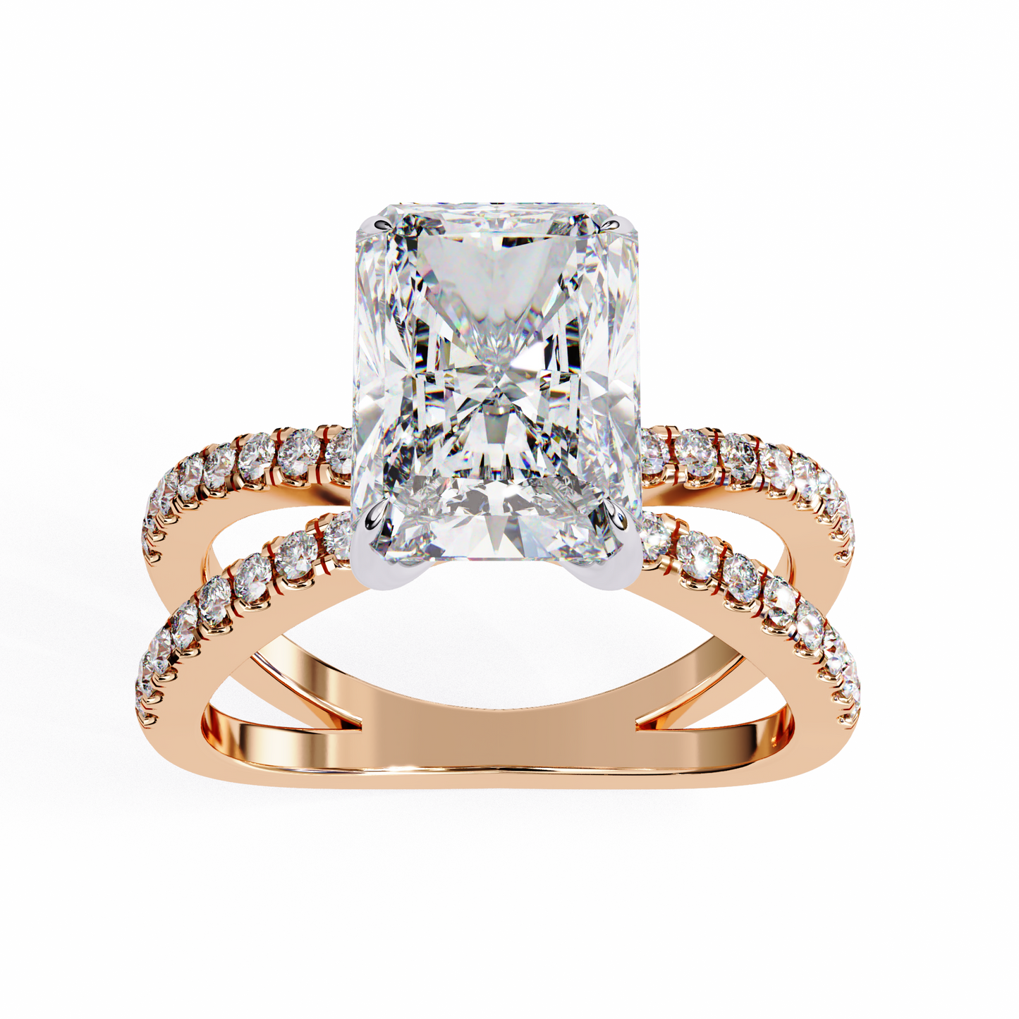 Nocturna Flare Radiant Solitaire Ring
