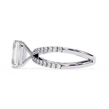 Nocturna Flare Radiant Solitaire Ring