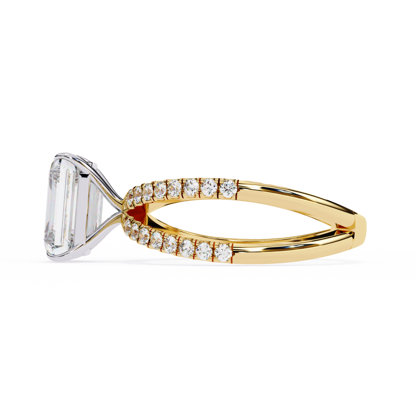 Nocturna Flare Radiant Solitaire Ring