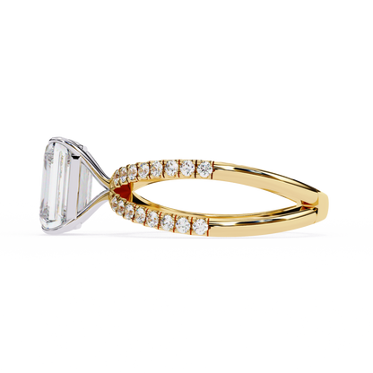 Nocturna Flare Radiant Solitaire Ring