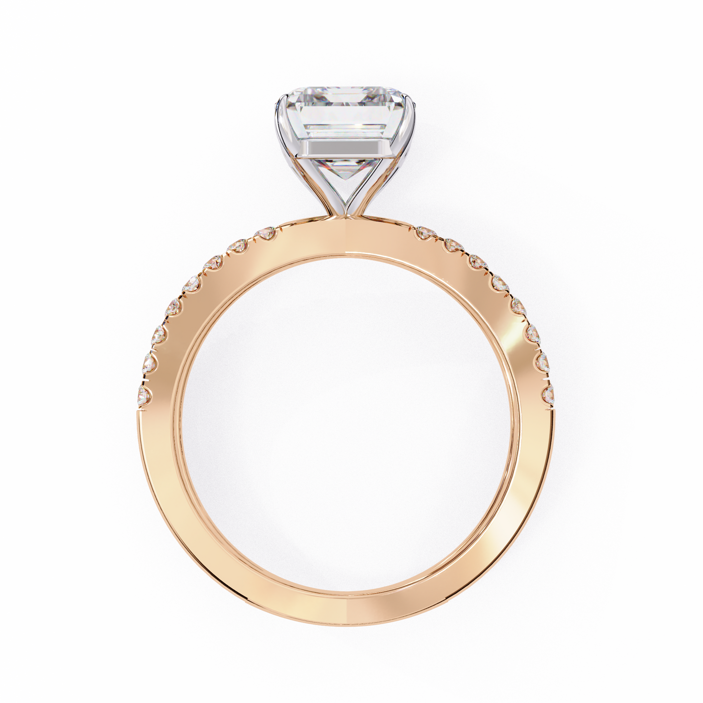 Nocturna Flare Radiant Solitaire Ring