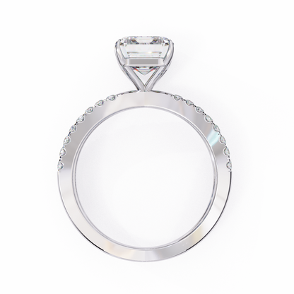 Nocturna Flare Radiant Solitaire Ring