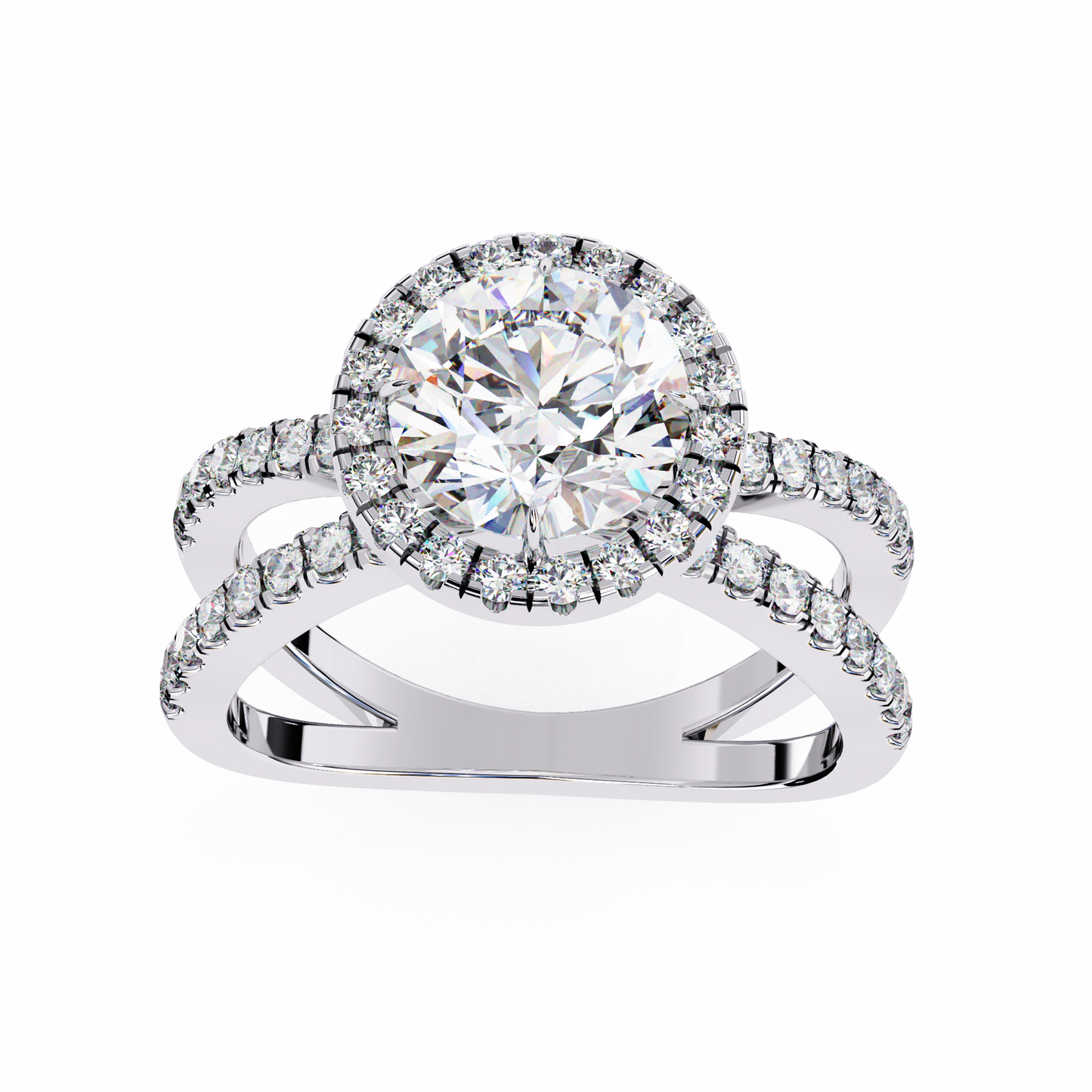 Astrid Meridian Round Solitaire Ring