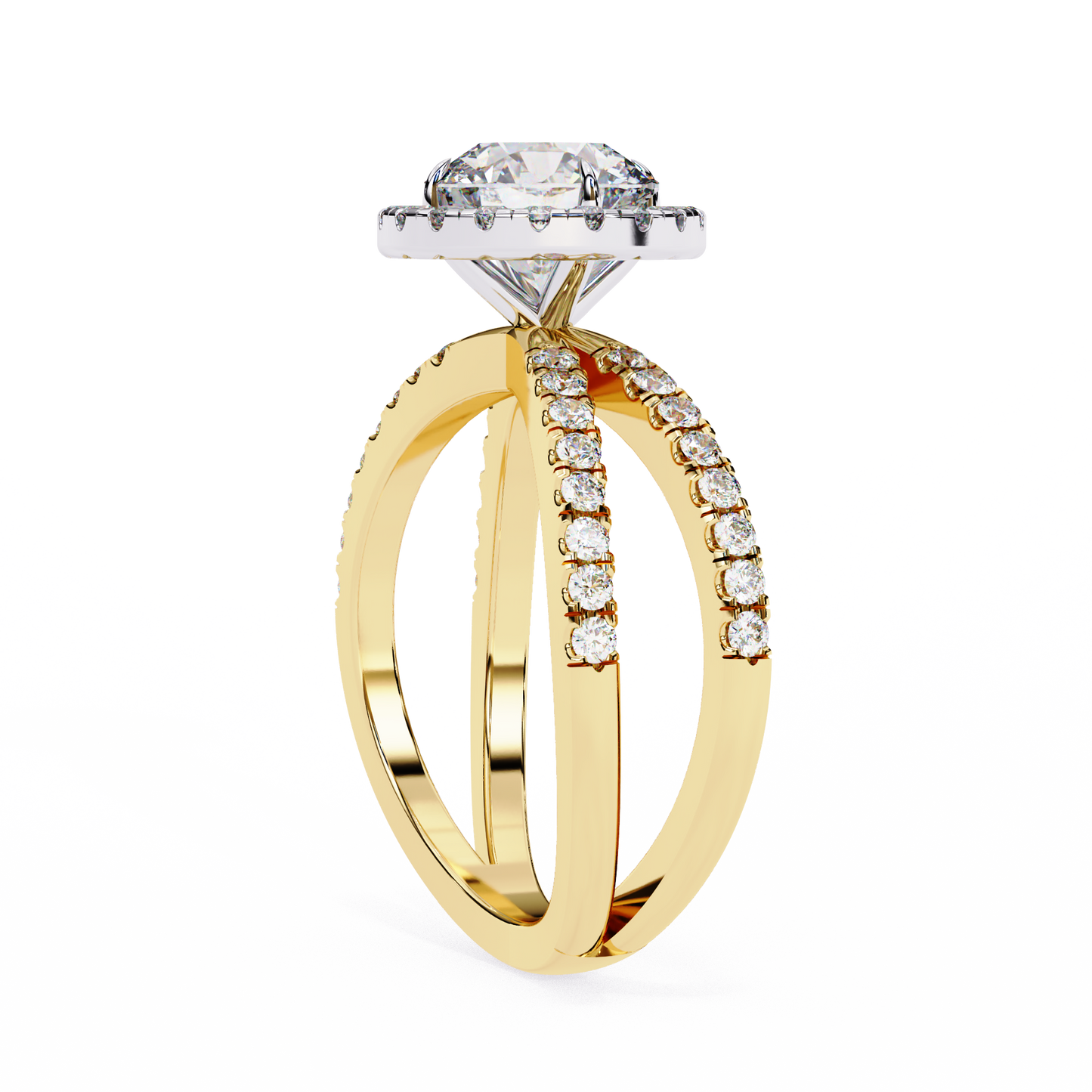 Astrid Meridian Round Solitaire Ring