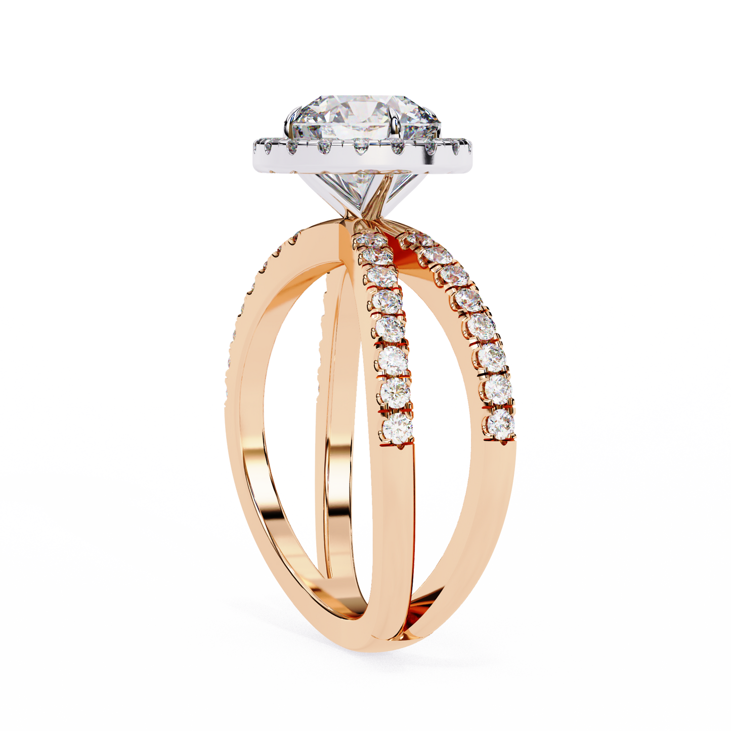 Astrid Meridian Round Solitaire Ring