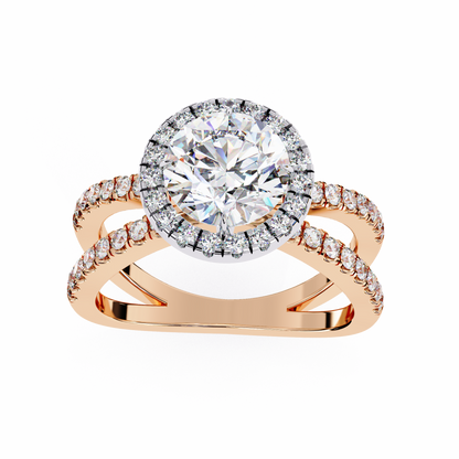 Astrid Meridian Round Solitaire Ring