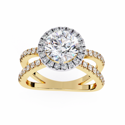 Astrid Meridian Round Solitaire Ring