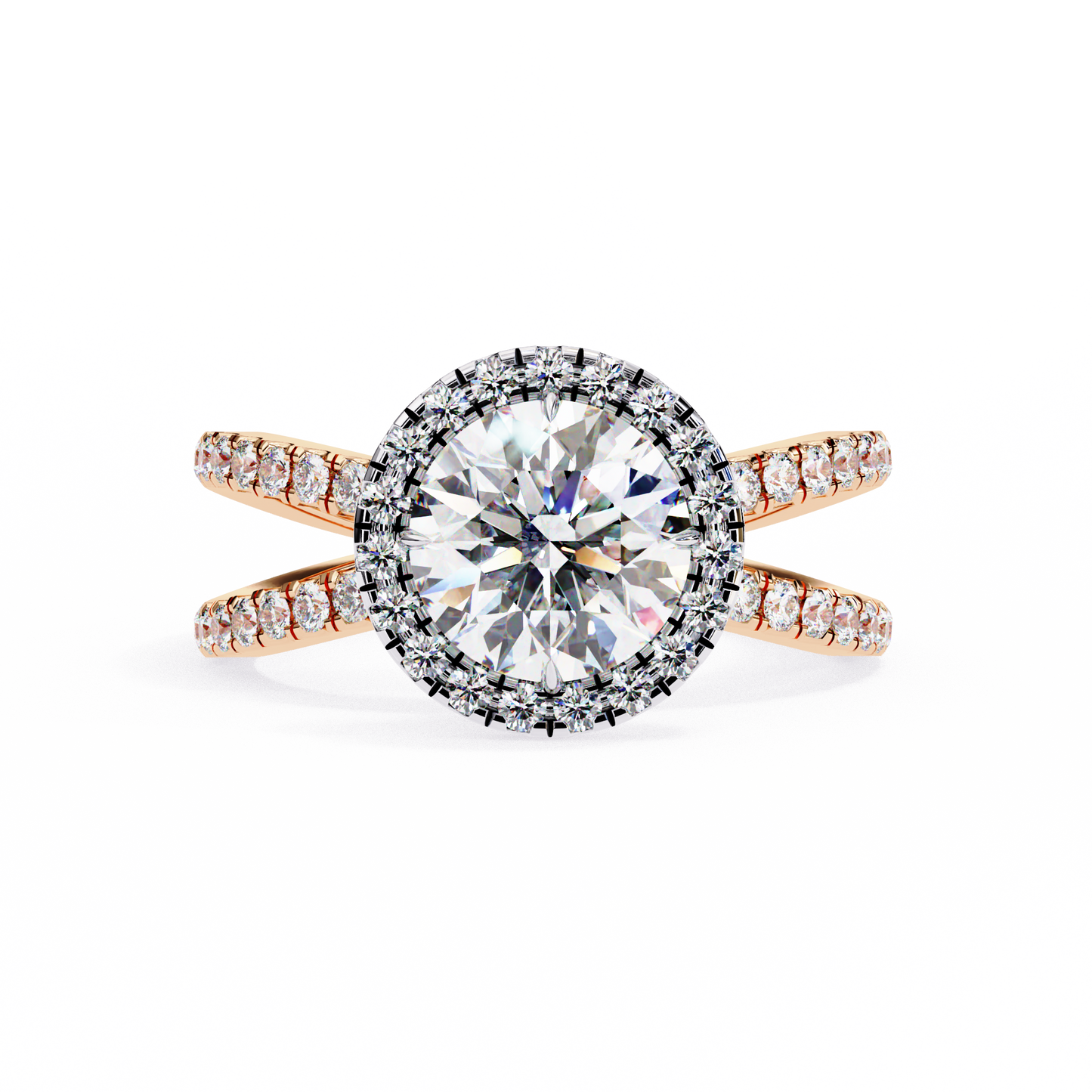 Astrid Meridian Round Solitaire Ring