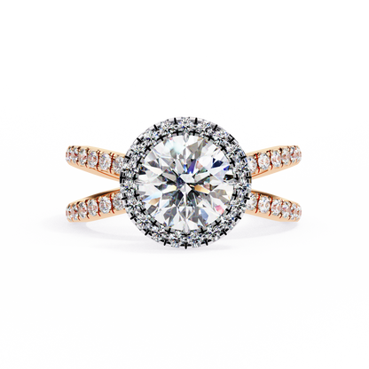 Astrid Meridian Round Solitaire Ring