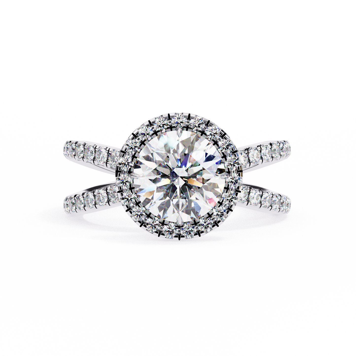 Astrid Meridian Round Solitaire Ring