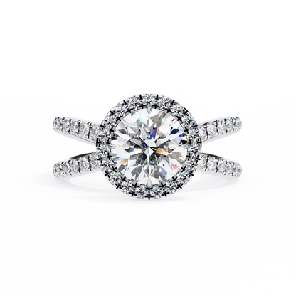 Astrid Meridian Round Solitaire Ring