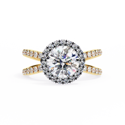 Astrid Meridian Round Solitaire Ring