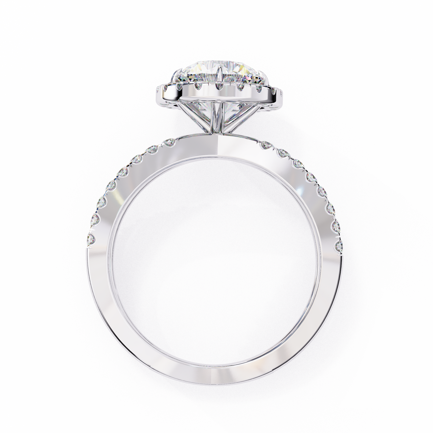 Astrid Meridian Round Solitaire Ring