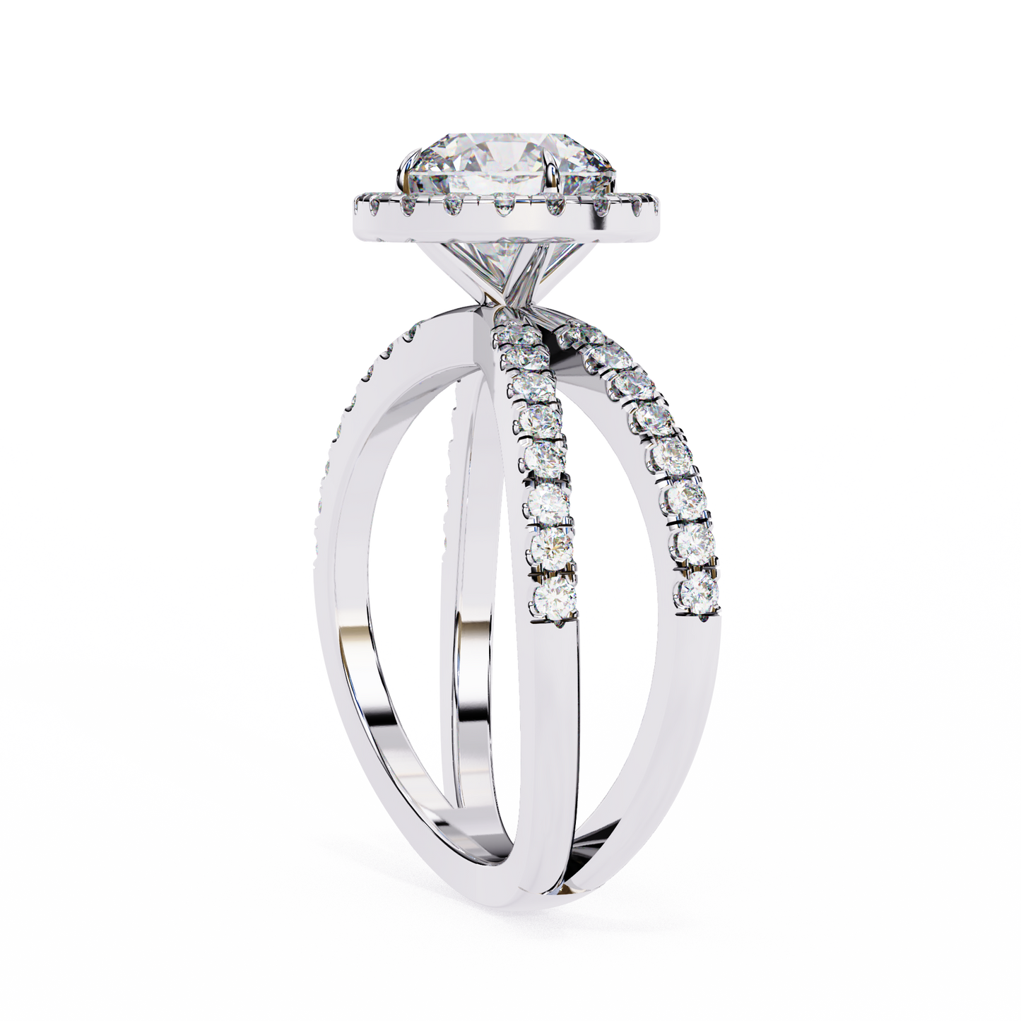 Astrid Meridian Round Solitaire Ring
