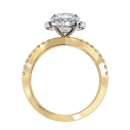 Belladore Pivot Cushion Solitaire Ring